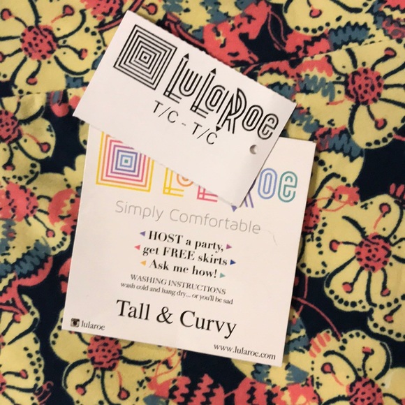 LuLaRoe Tall & Curvy leggings NWT - Picture 5 of 6